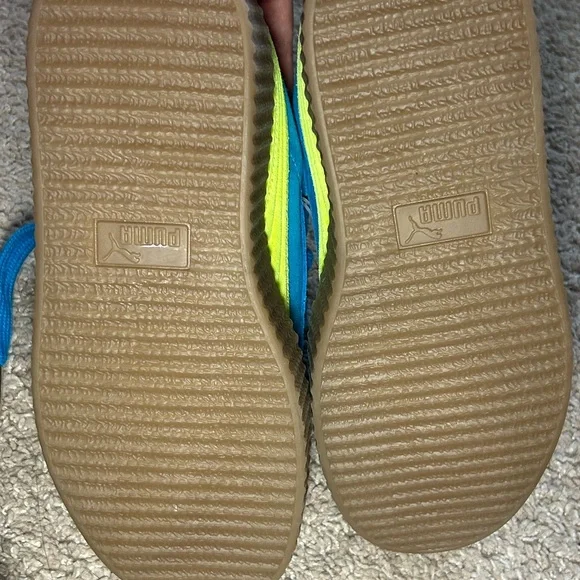 Puma Electric Blue Athletic Shoes - Picture 5 of 5